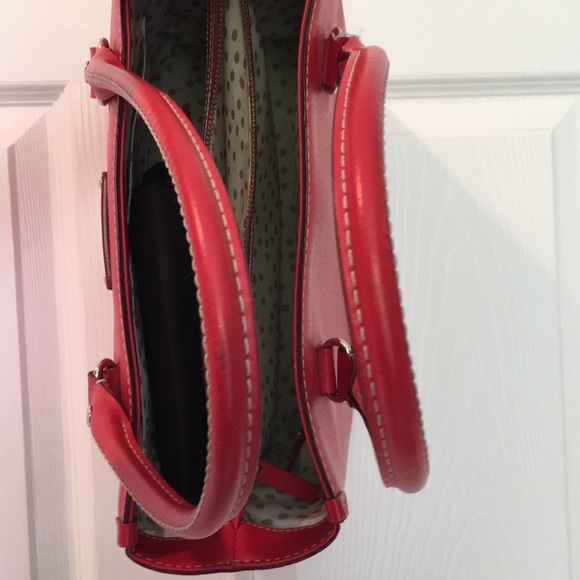 Kate Spade cherry red purse with dust cover - Picture 15 of 15